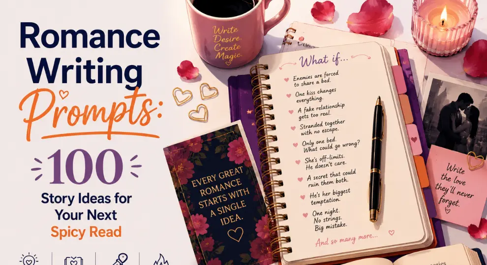 Romance Writing Prompts: 100 Story Ideas for Your Next Spicy Read